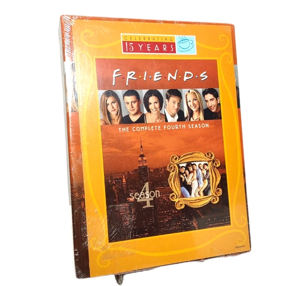 Friends Season 4 DVD Set TV Sitcom Sealed Mathew Perry Unseen Scenes - Picture 3 of 11